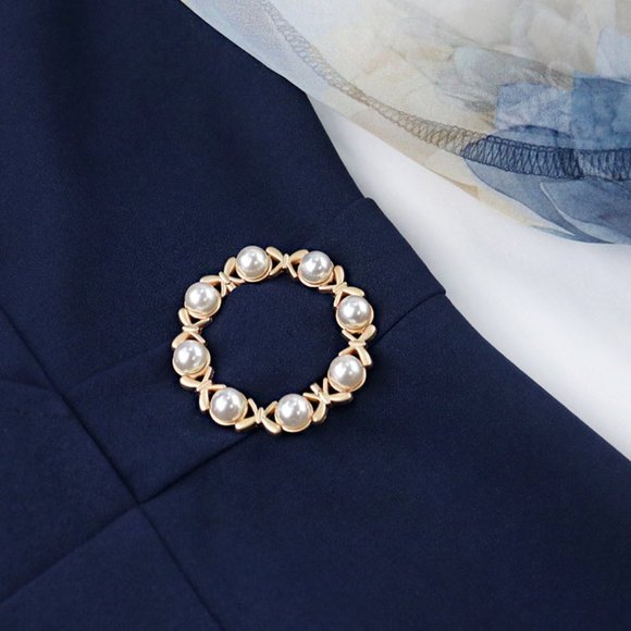 Printed Mesh Elegant Navy Women Fashion Jumpsuit - Picture 3 of 6